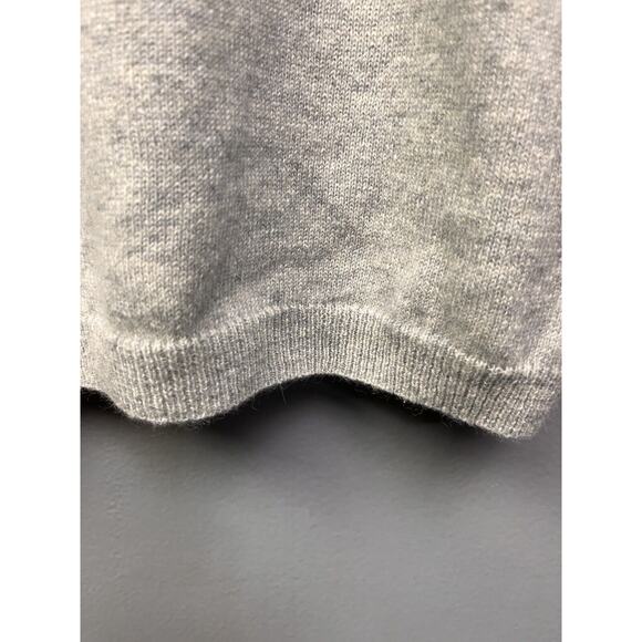 ISLE 100% cashmere Turtleneck sweater Womens Small Gray Jumper Neutral‎ Soft - Picture 6 of 7